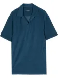 Frescobol Carioca Faustino towelling-finish polo shirt - Blue