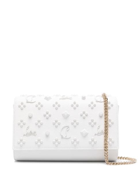 Christian Louboutin Paloma leather clutch