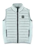 Stone Island Junior logo-appliqué padded gilet - Grey