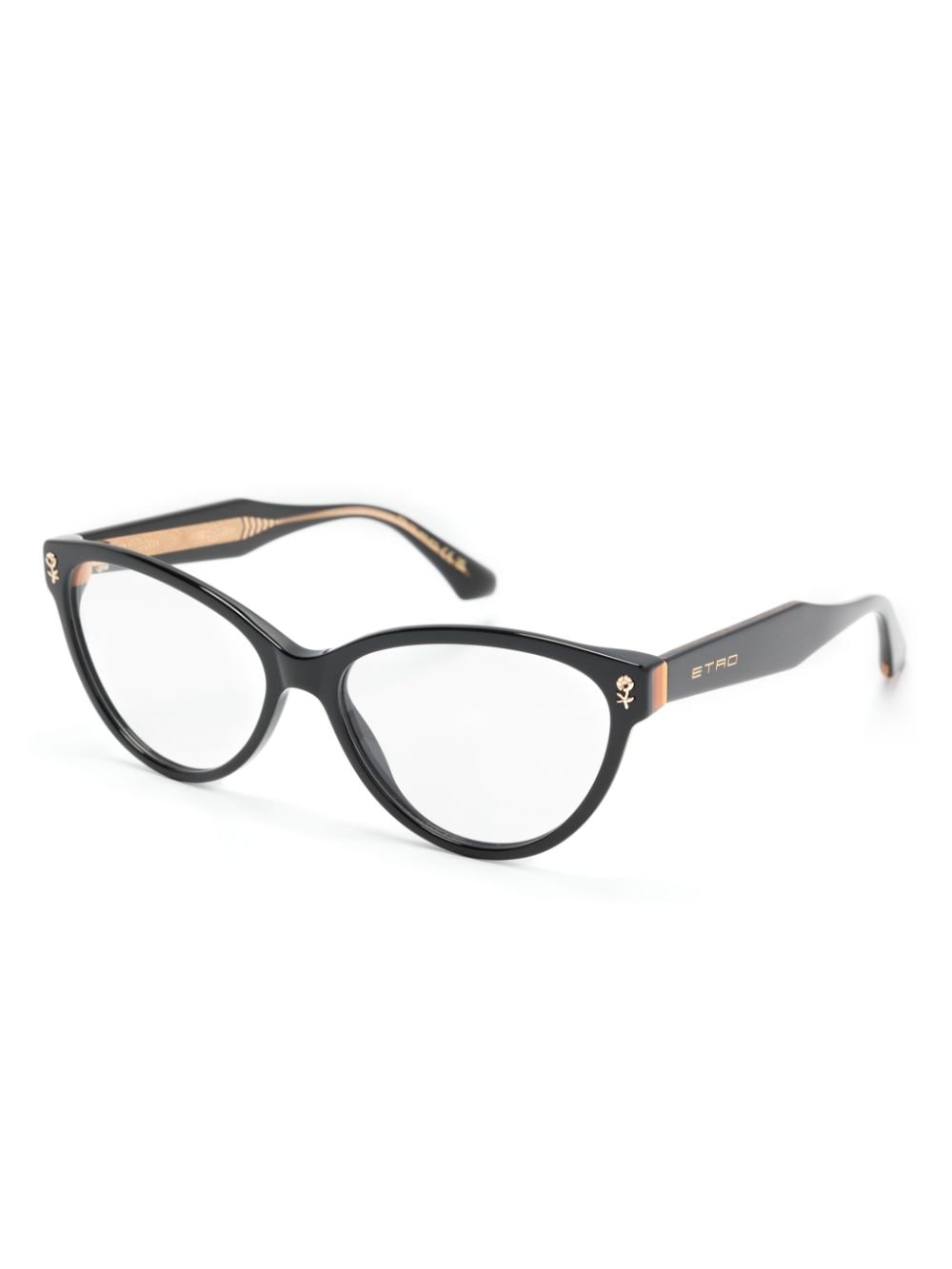 Shop Etro Cat-eye Glasses In Schwarz