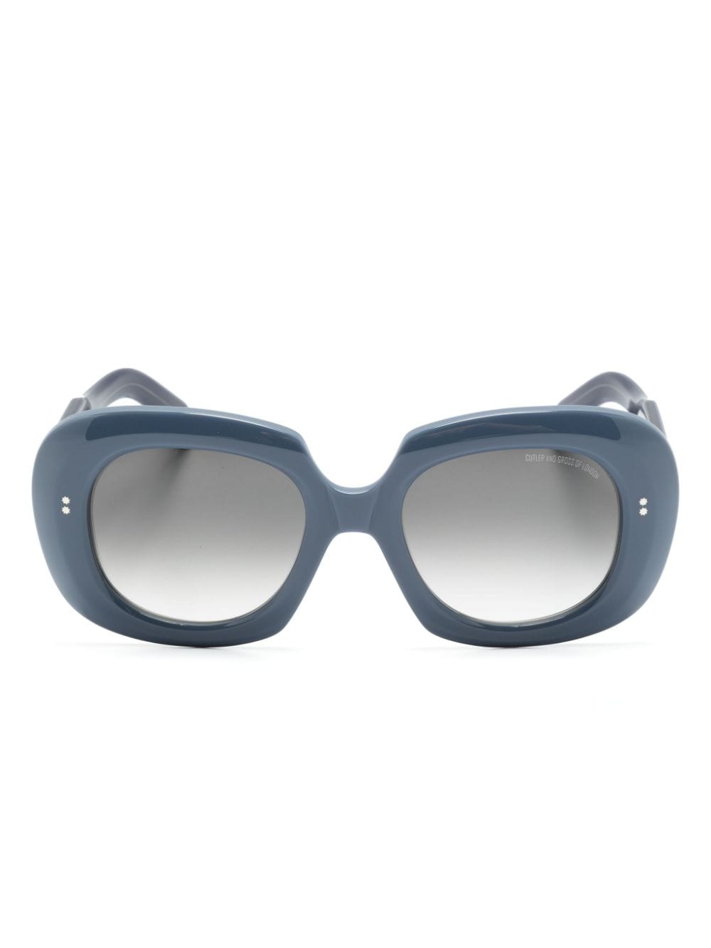 Cutler And Gross 9383 Round-frame Sunglasses In Blue