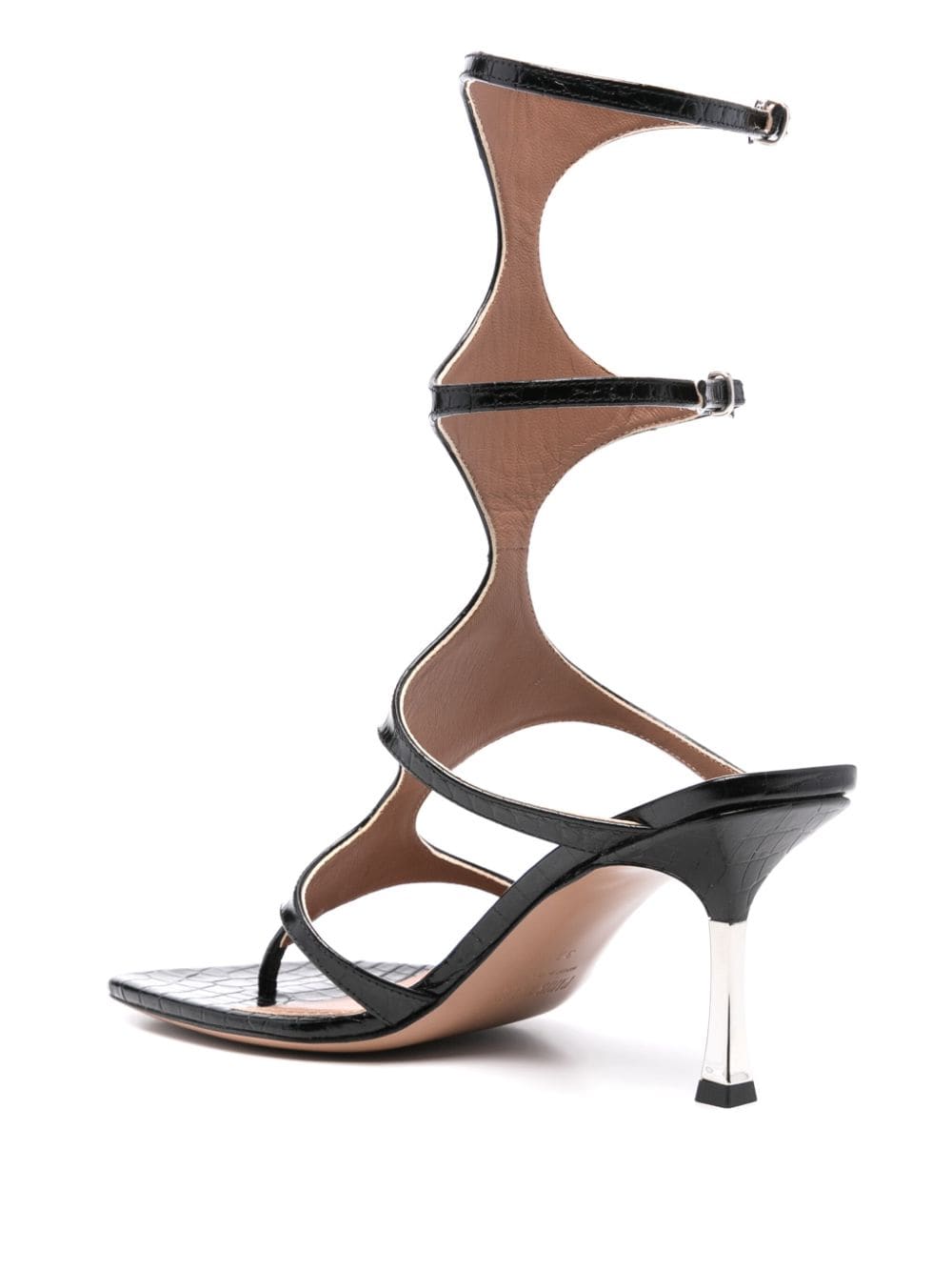 Shop Paris Texas Uma 75mm Sandals In Black