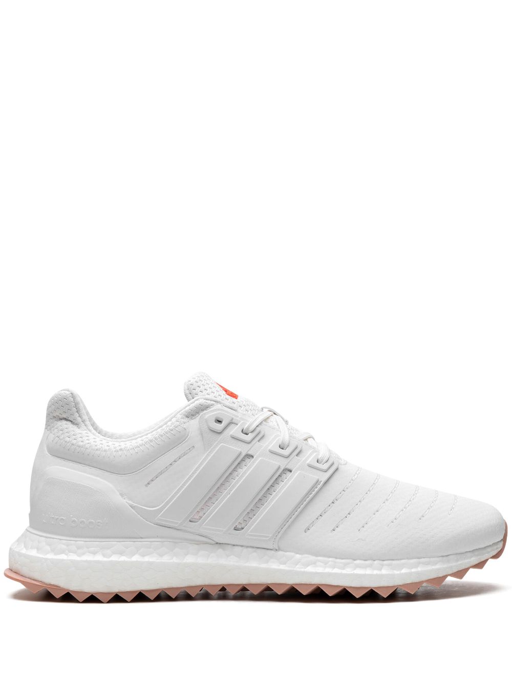 Adidas Originals Ultraboost Dna Xxii "non Dyed Bright Red" Sneakers In White