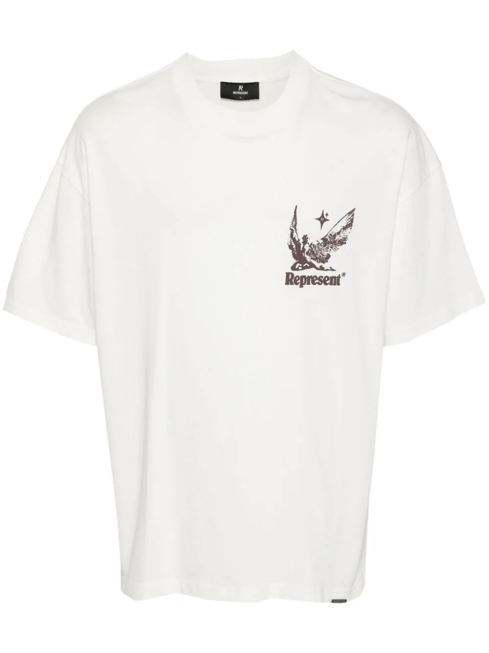 Represent Graphic-print Cotton T-shirt In White