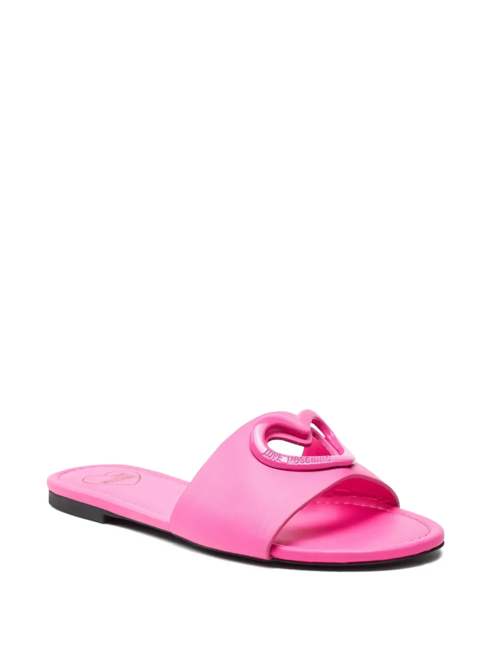 Love Moschino Sandalen met hartdetail Roze