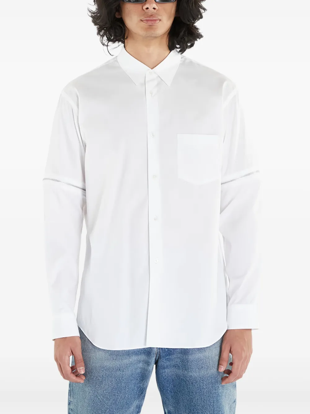 Comme Des Garçons Shirt long sleeved shirt - White