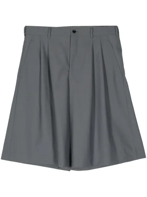 Comme Des Garçons pleated wool shorts