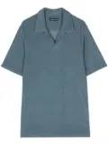 Frescobol Carioca Faustino cotton-blend polo shirt - Blue