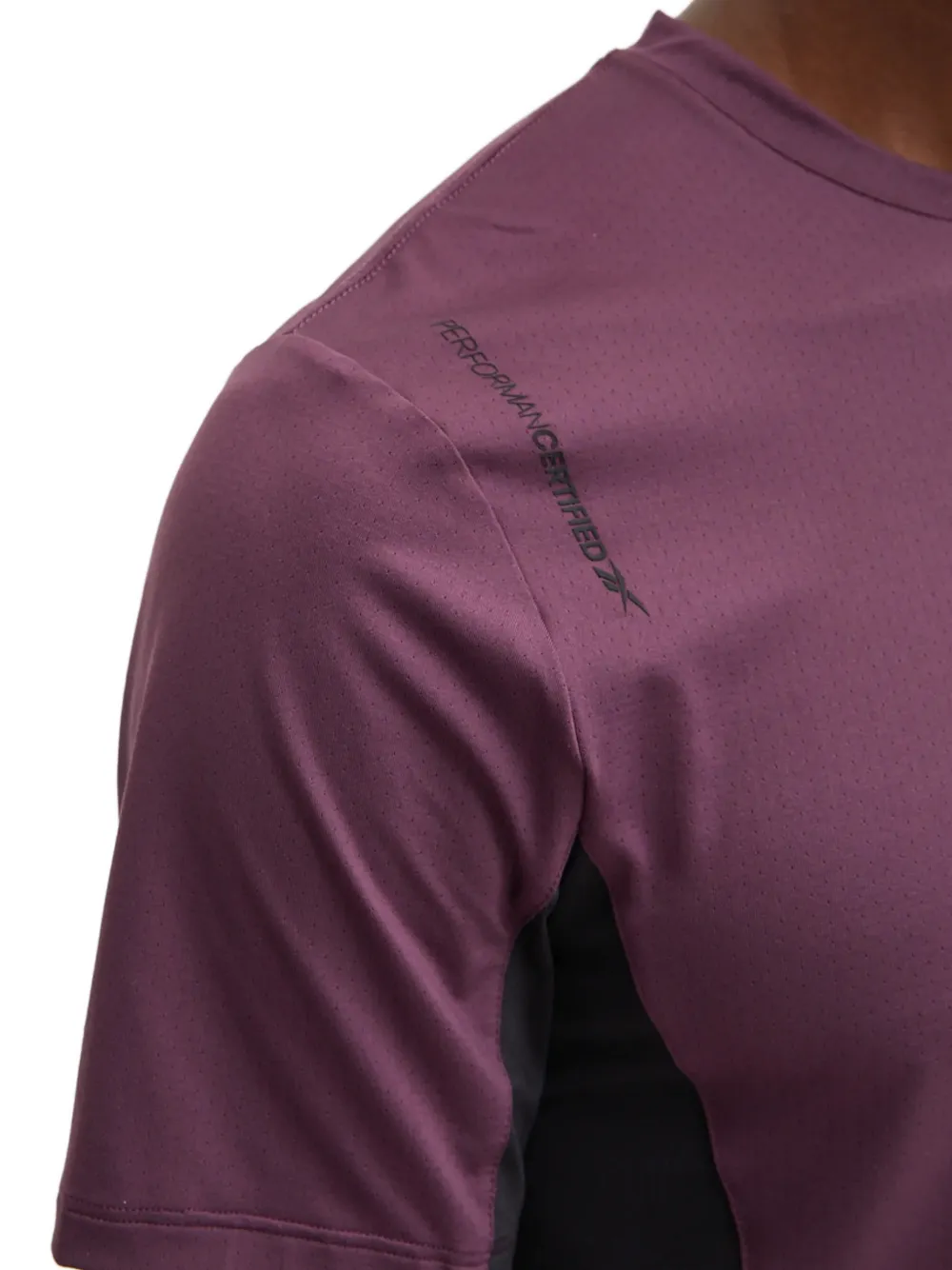 Reebok Certified Athlete+ curved-hem T-shirt Paars