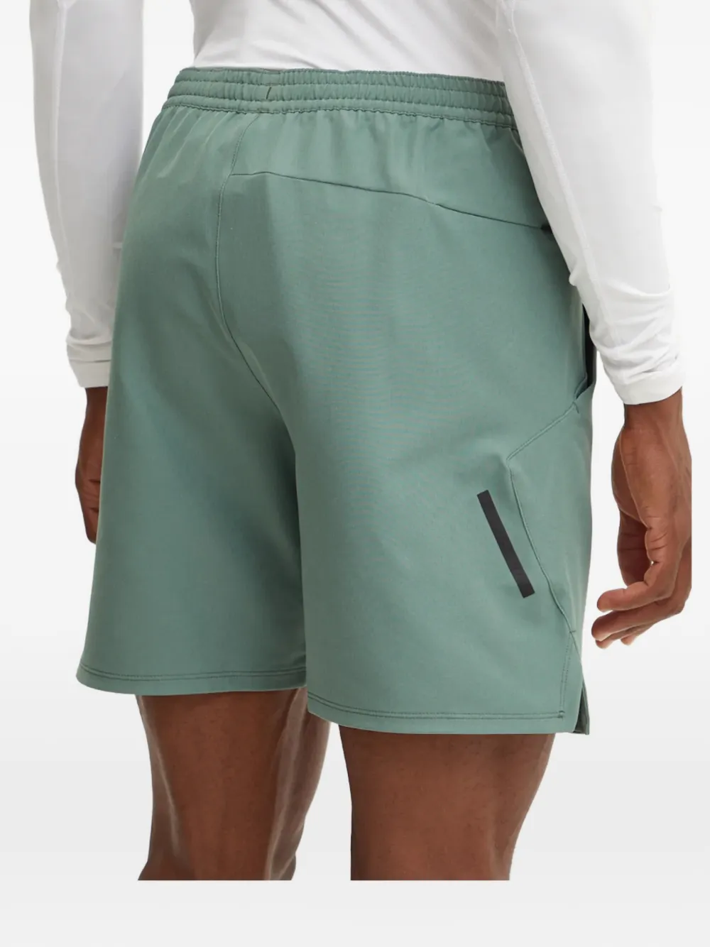 Reebok Strength 4.0 shorts met elastische taille en logo-print Groen