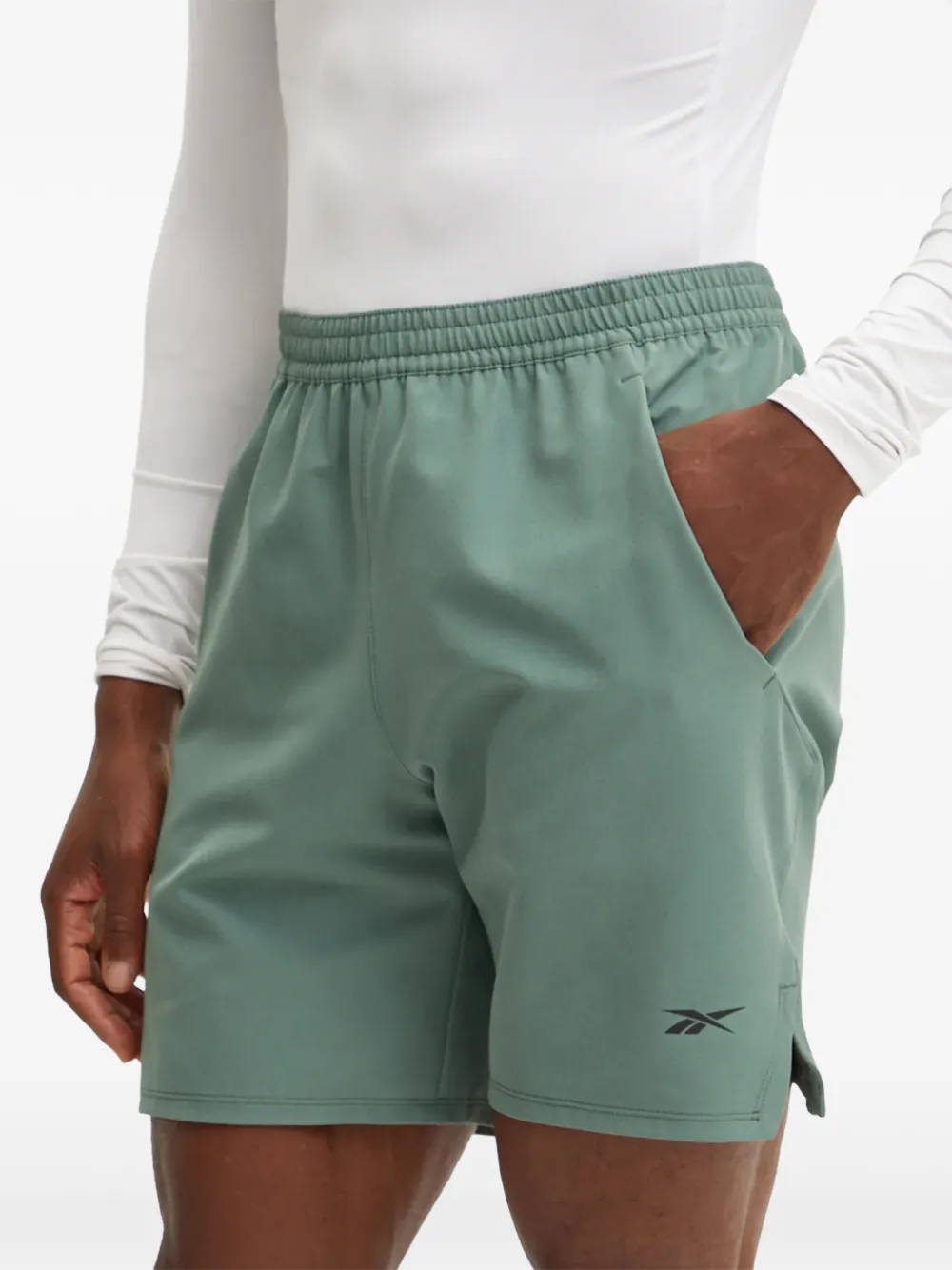 Reebok Strength 4.0 Shorts mit elastischem Bund - Grün