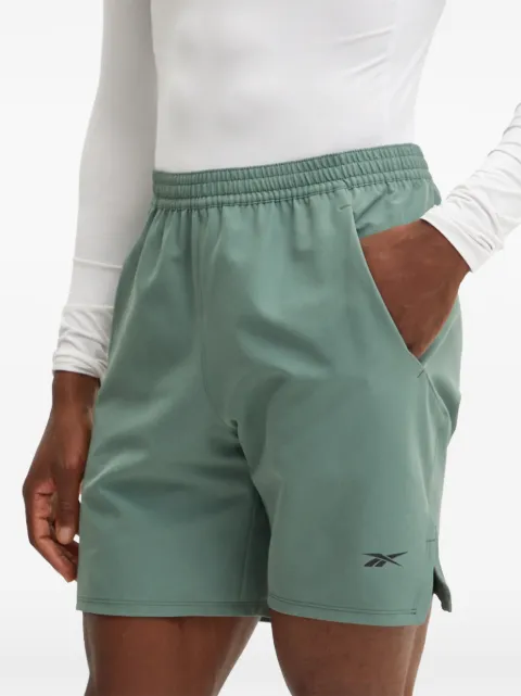 Reebok Strength 4.0 logo-print elasticated-waist shorts