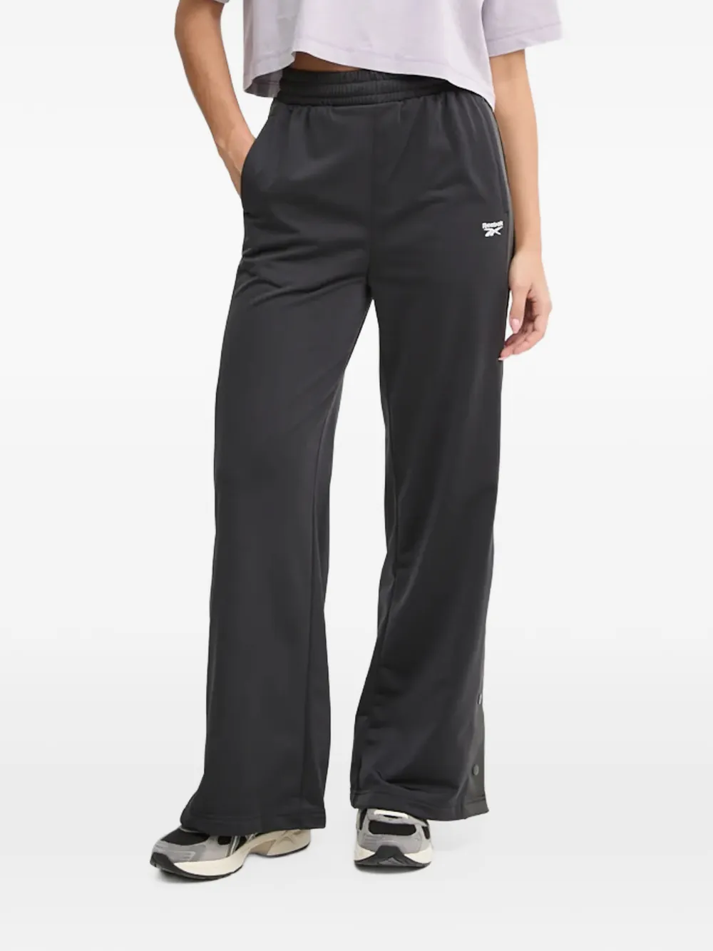 Reebok button trim trousers - Nero
