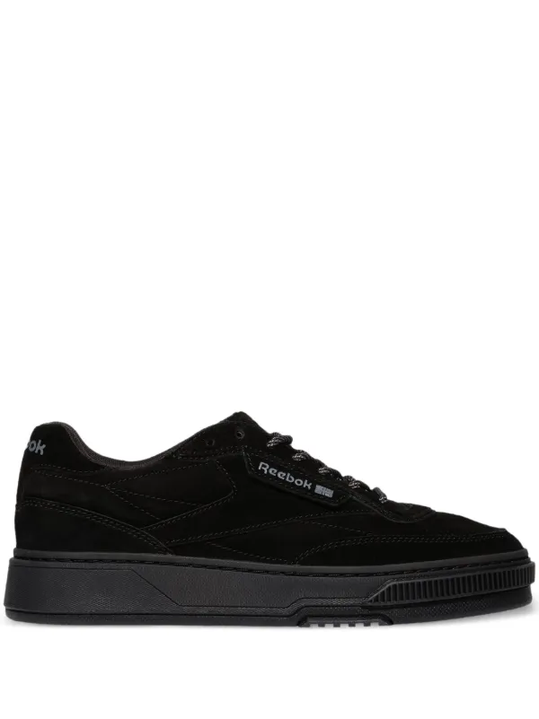 Reebok club c black suede online