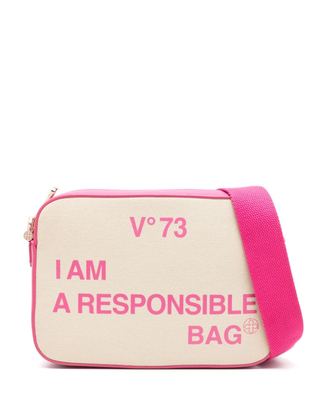 V73 Responsibility Bis Canvas Tote Bag In Neutrals