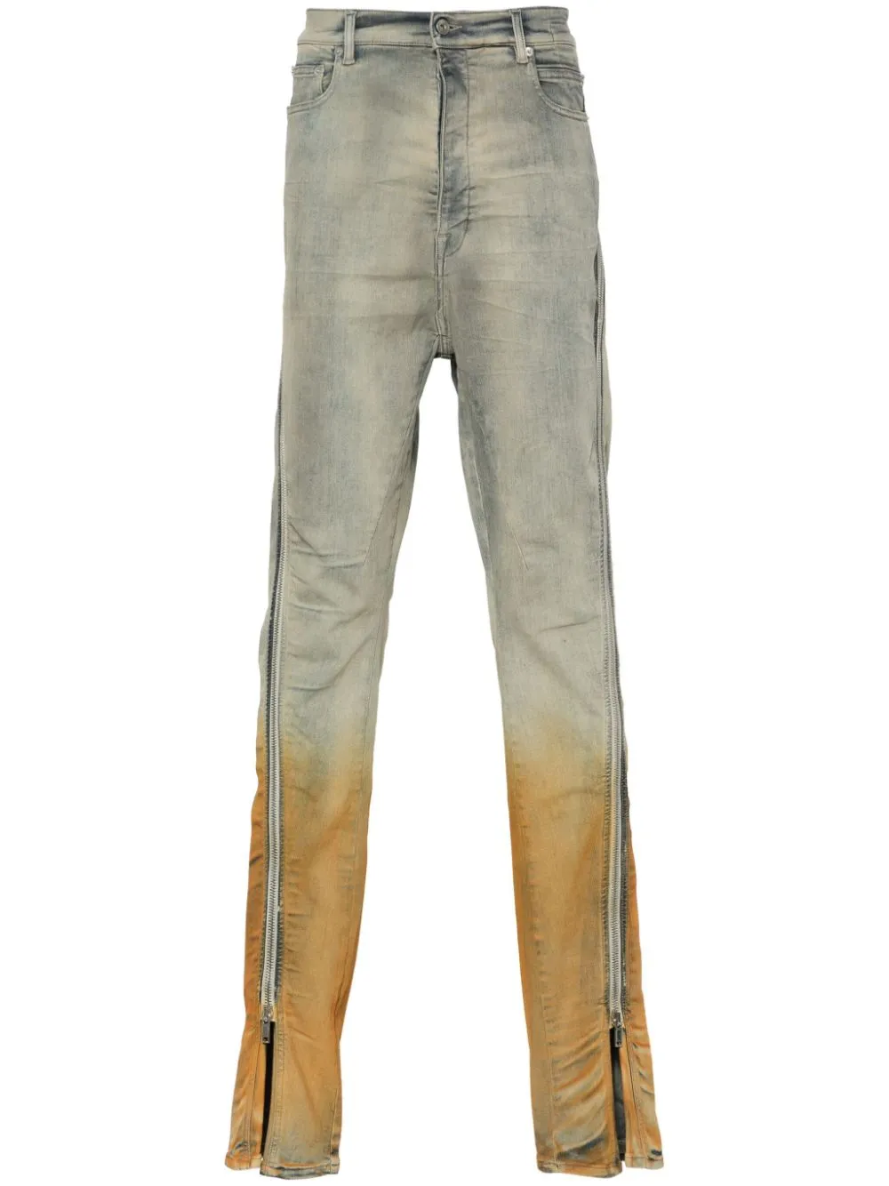 Rick Owens Drkshdw Bolan Banana Slim-cut Jeans In Blue | ModeSens