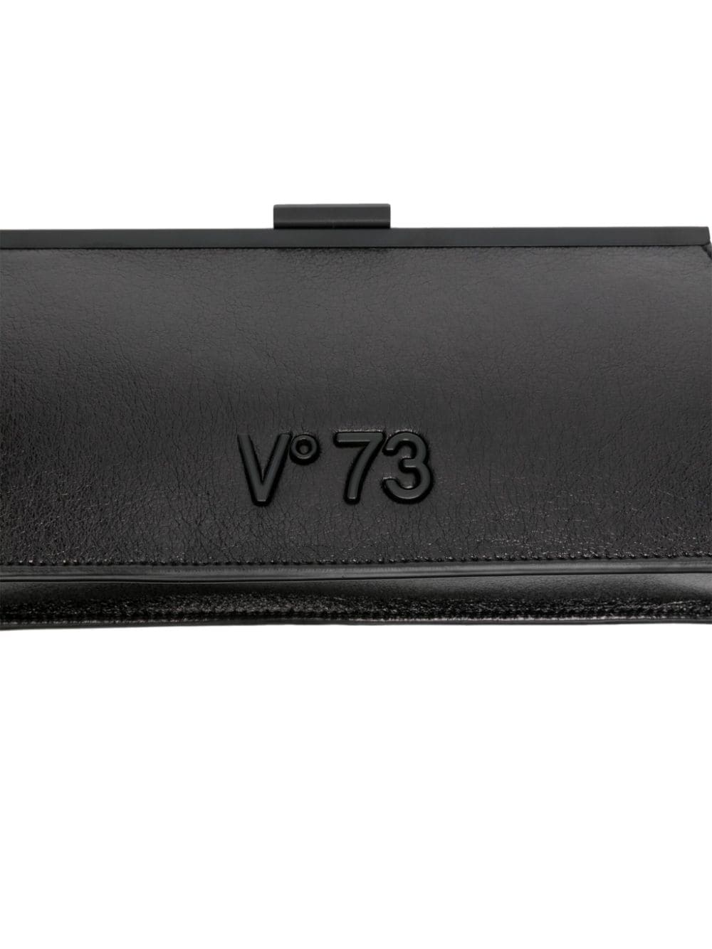 Shop V73 Crow Sports Laminated Clutch Bag In Black