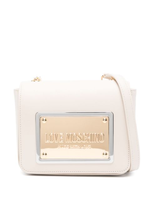 Love Moschino logo-plaque cross body bag Women