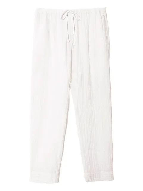 Xirena drawstring textured trousers