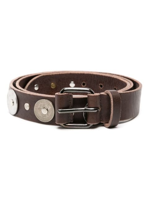 Magliano Monete studed leather belt 