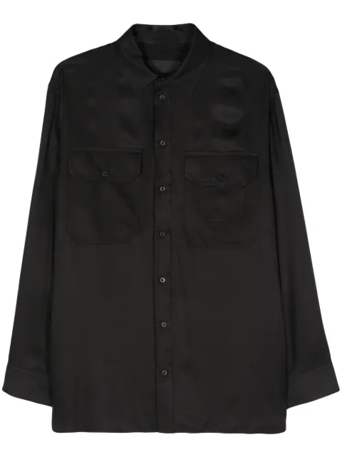 Neil Barrett camisa con bolsillo de parche
