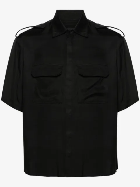 Neil Barrett camisa manga corta con charreteras