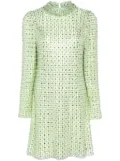 Jenny Packham Snapdragon crystal-embellished minidress - Green