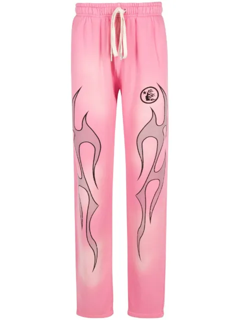 HELLSTAR Jogginghose mit Flammen-Print