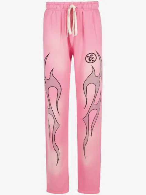 HELLSTAR pants con llamas estampadas