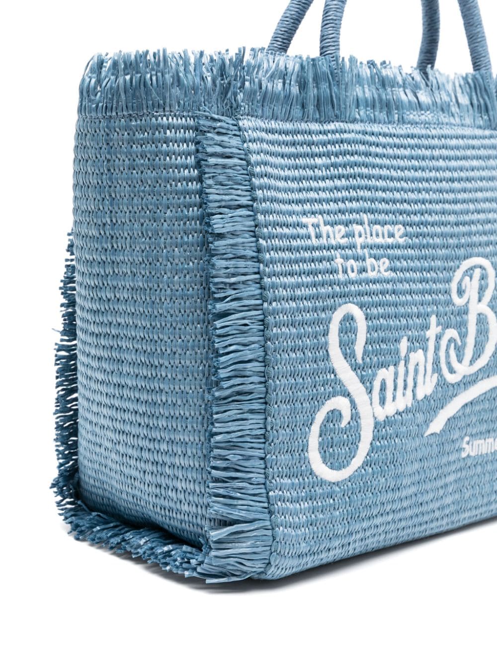 Shop Mc2 Saint Barth Colette Beach Bag In Blue