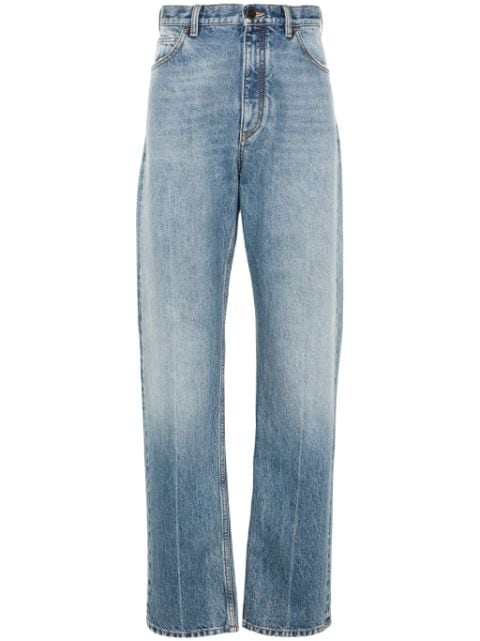The Row Fred mid waist straight jeans