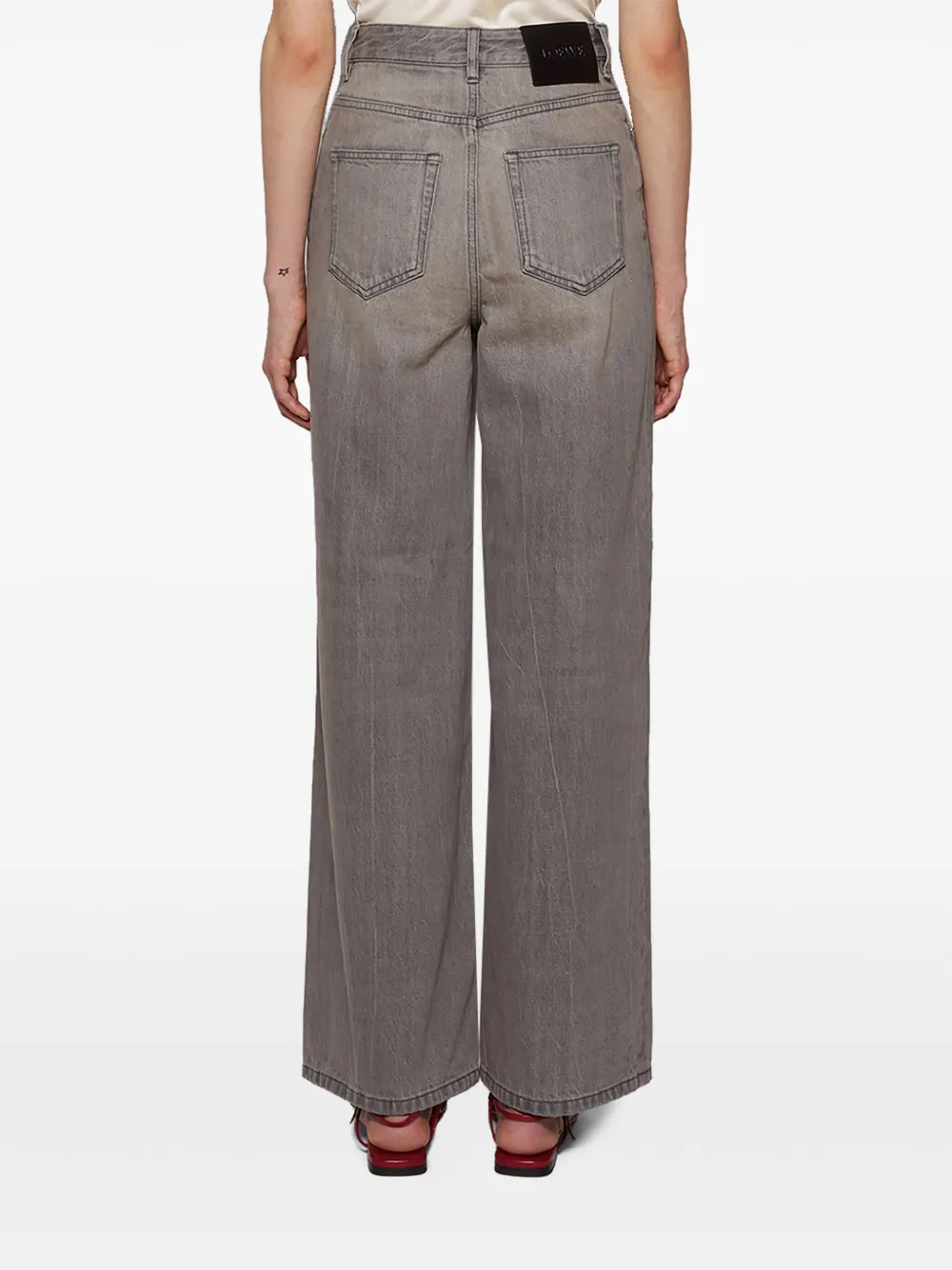 LOEWE high-rise straight-leg jeans Women