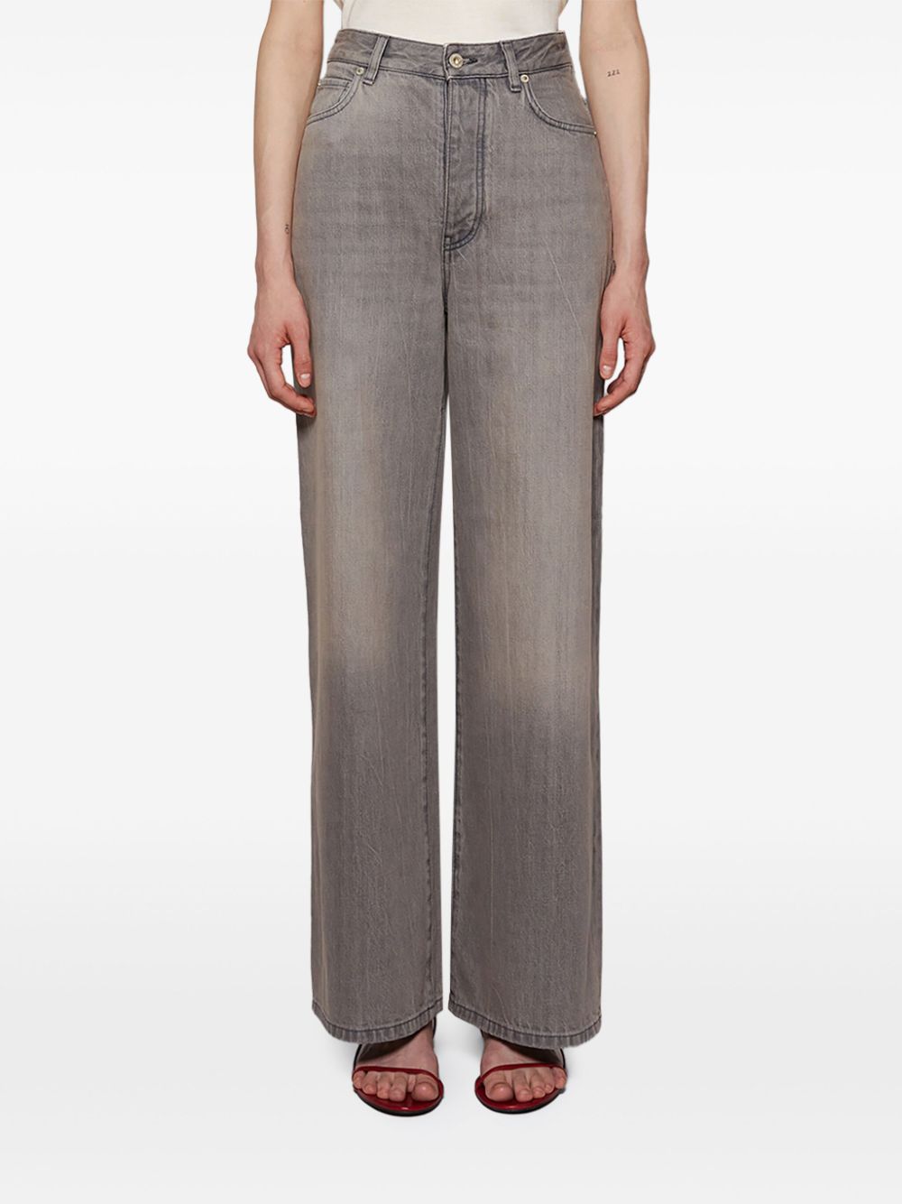 LOEWE high-rise straight-leg jeans Women