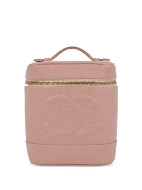 CHANEL Pre-Owned 2002 CC stitch Vanity handbag