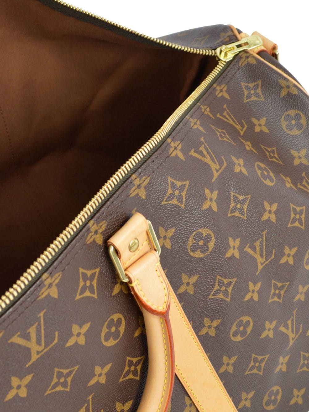 Pre-owned Louis Vuitton Keepall 60 两用旅行包（2007年典藏款） In Brown