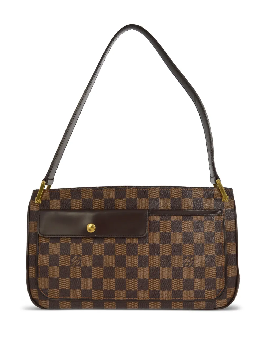 Pre-owned Louis Vuitton 2005 Aubagne Shoulder Bag In Brown