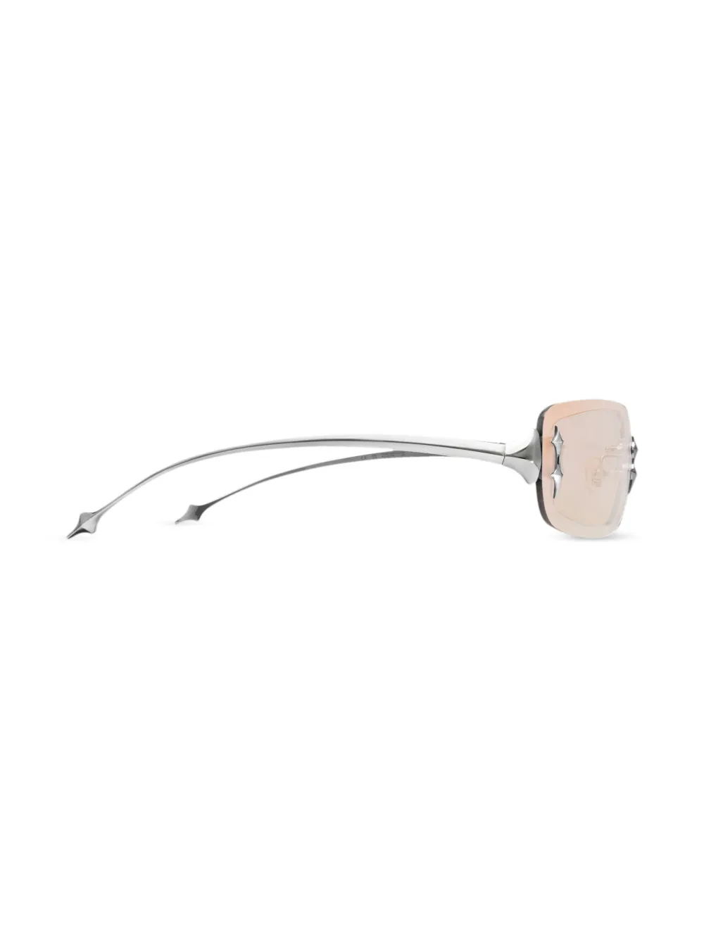 Gentle Monster Ttl zonnebril met vierkant montuur Zilver