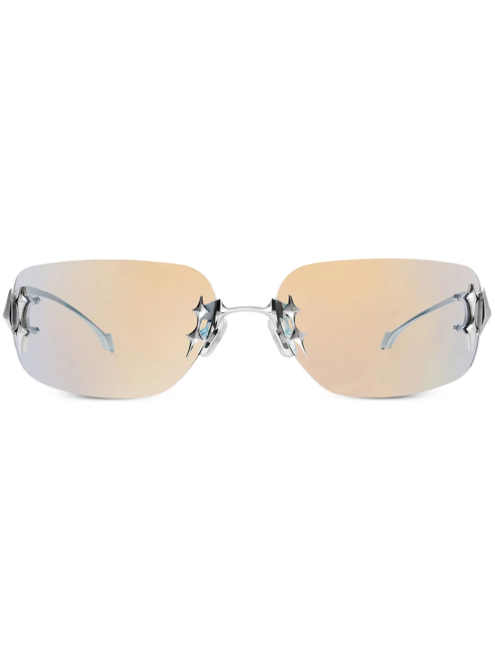 Gentle Monster Ttl zonnebril met vierkant montuur Zilver