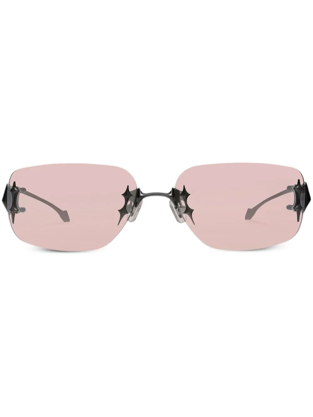 Gentle Monster Ttl zonnebril met vierkant montuur Zwart
