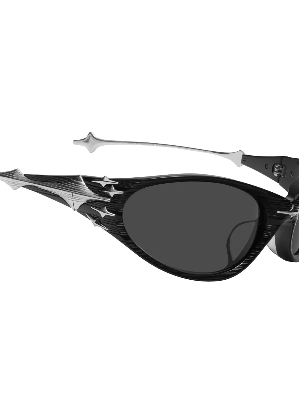 Gentle Monster Ex S01 zonnebril met goggle montuur Zwart