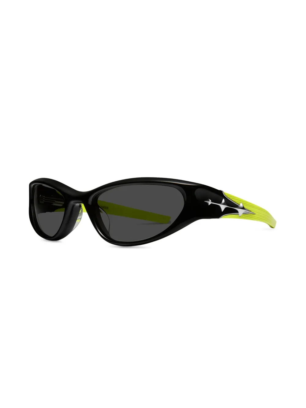 Gentle Monster Limitless S01 zonnebril met goggle montuur - Zwart
