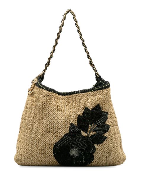 CHANEL 2009-2010 Chanel Coco Country Camellia tote bag Women