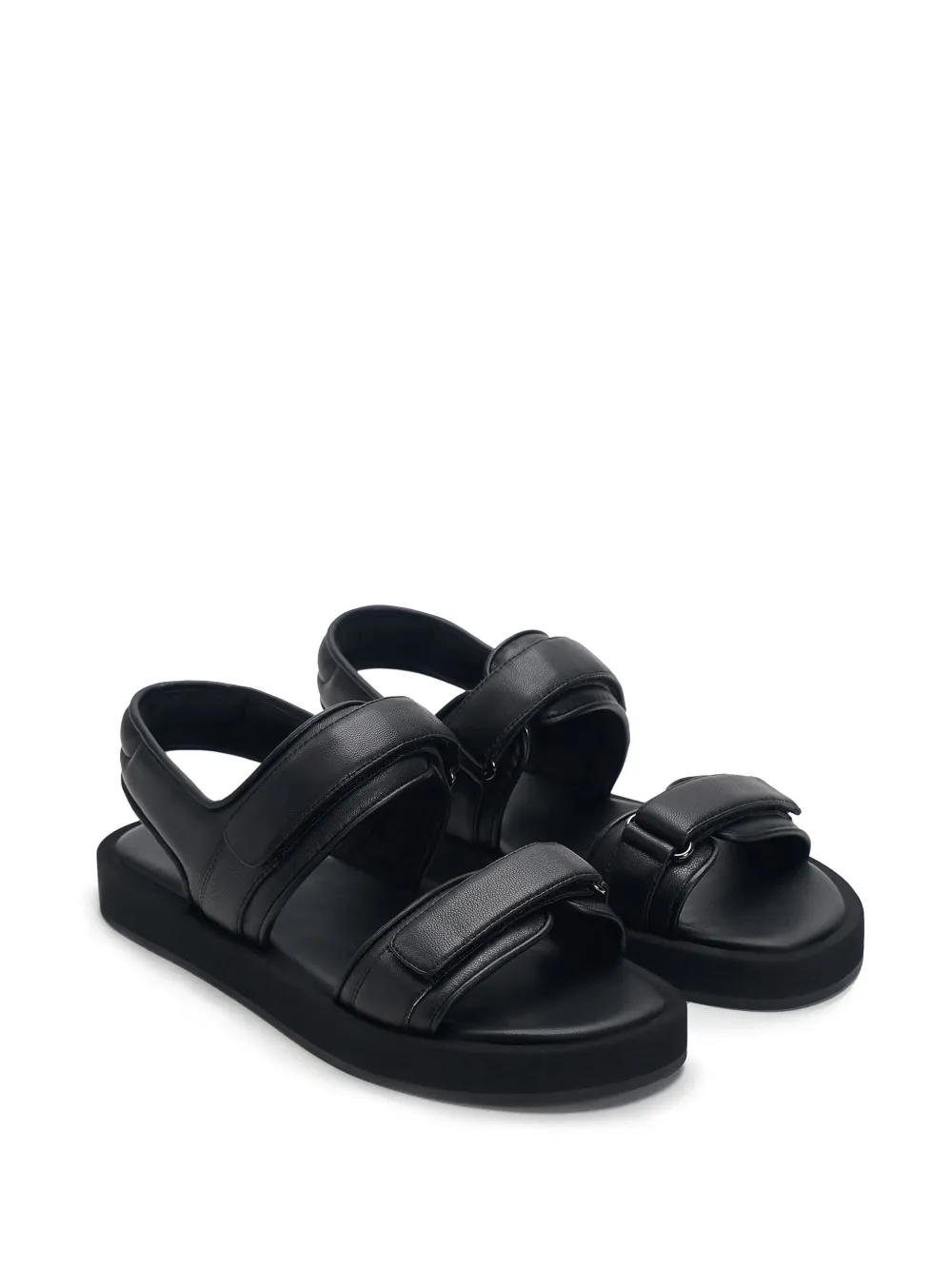 12 STOREEZ touch-strap leather sandals | Heeled Sandals | Image 2