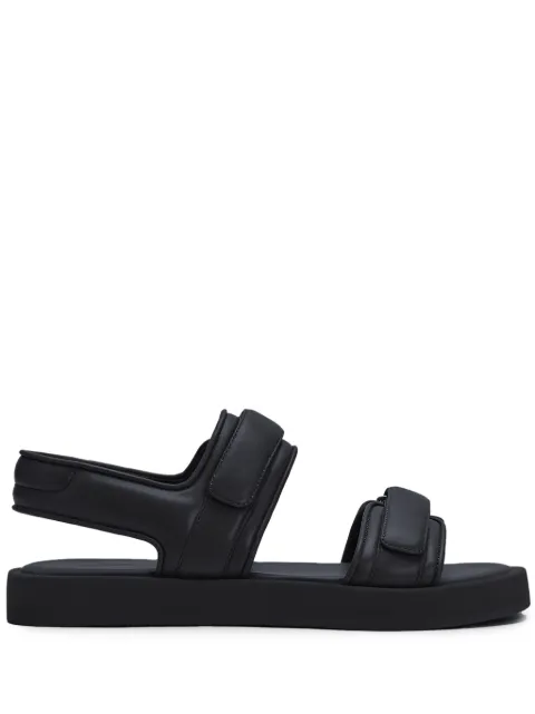 12 STOREEZ touch-strap leather sandals 