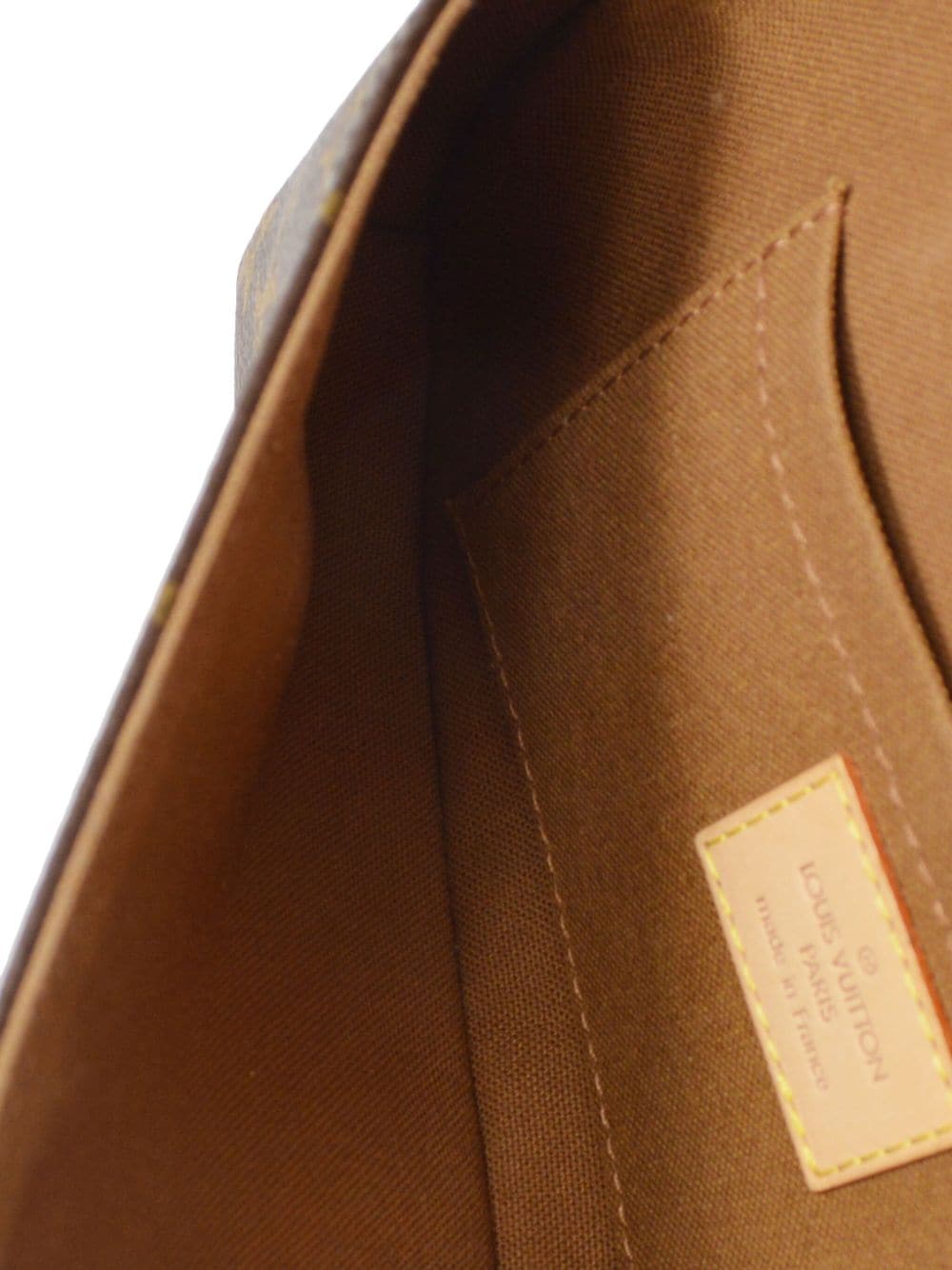 Pre-owned Louis Vuitton 2004 Pochette Marelle Belt Bag In Brown