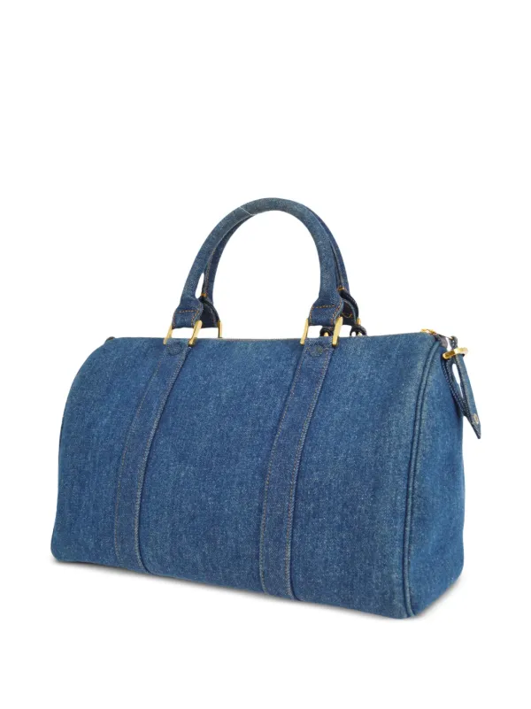 CHANEL Pre-Owned 1997 ココマーク デニムハンドバッグ | ブルー