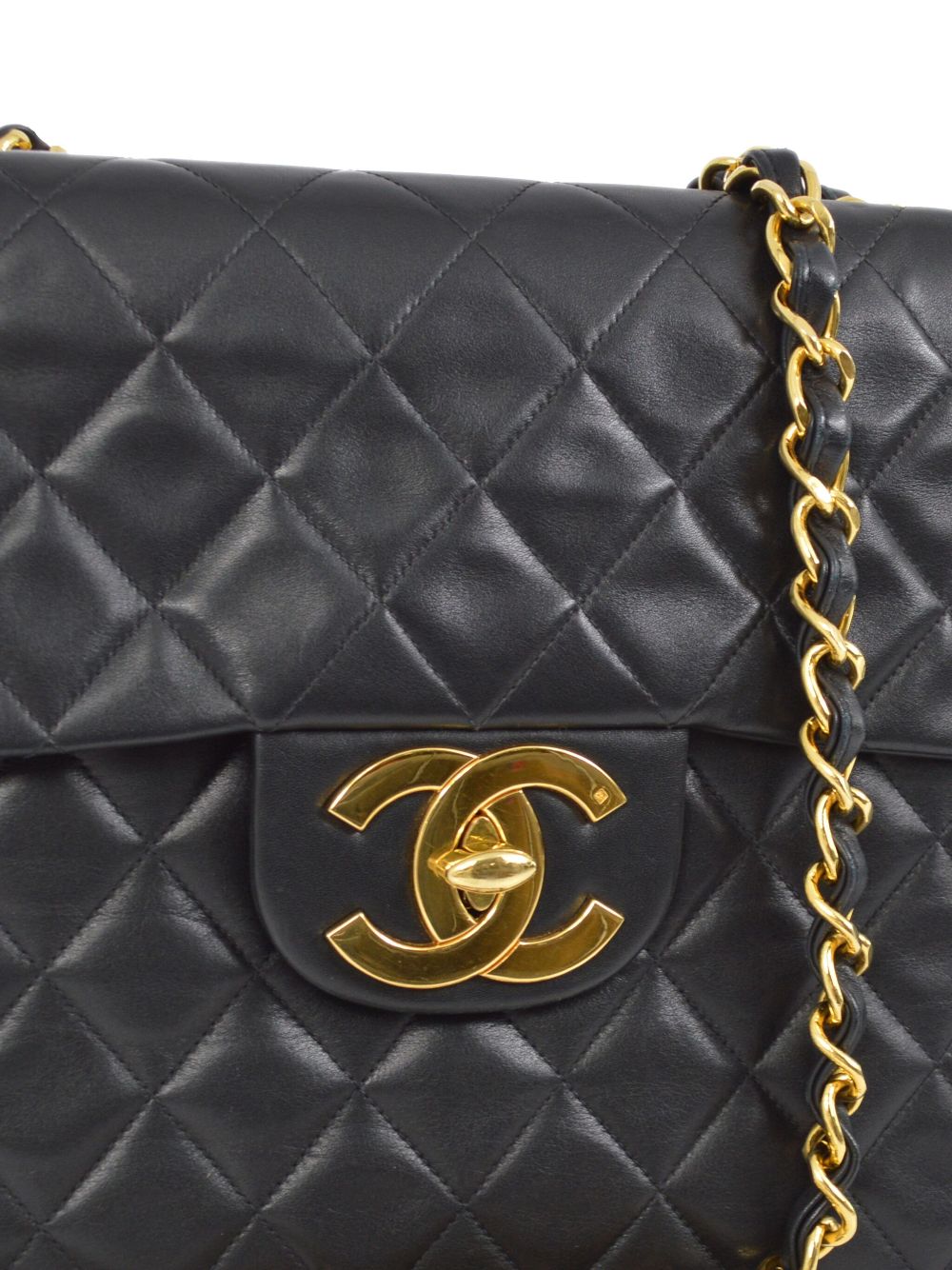 CHANEL 1992 Maxi Classic Flap shoulder bag Men