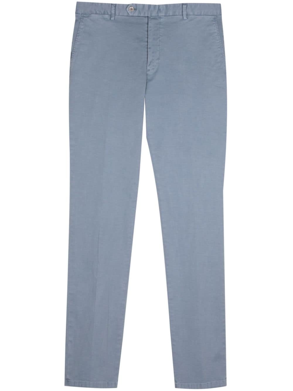 Man On The Boon. Cotton-blend Chino Trousers In Blue