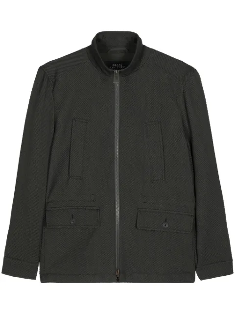 Man On The Boon. textured wool blend jacket