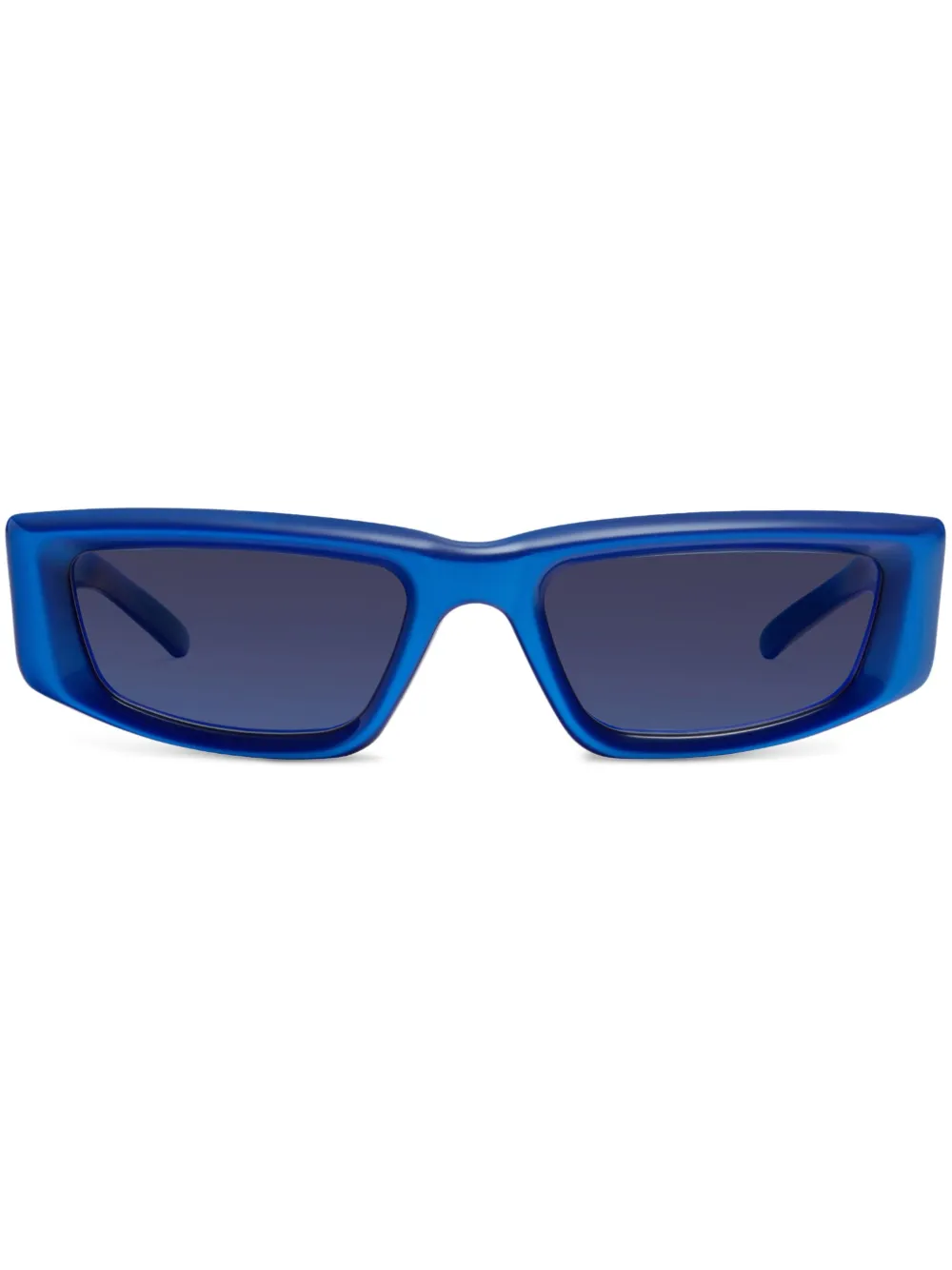 Gentle Monster Silver Clouds BL3 zonnebril met rechthoekig montuur Blauw